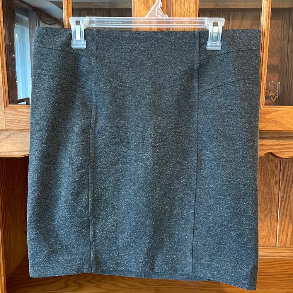 New York and Company stretch skirt. Charcoal gray size 12